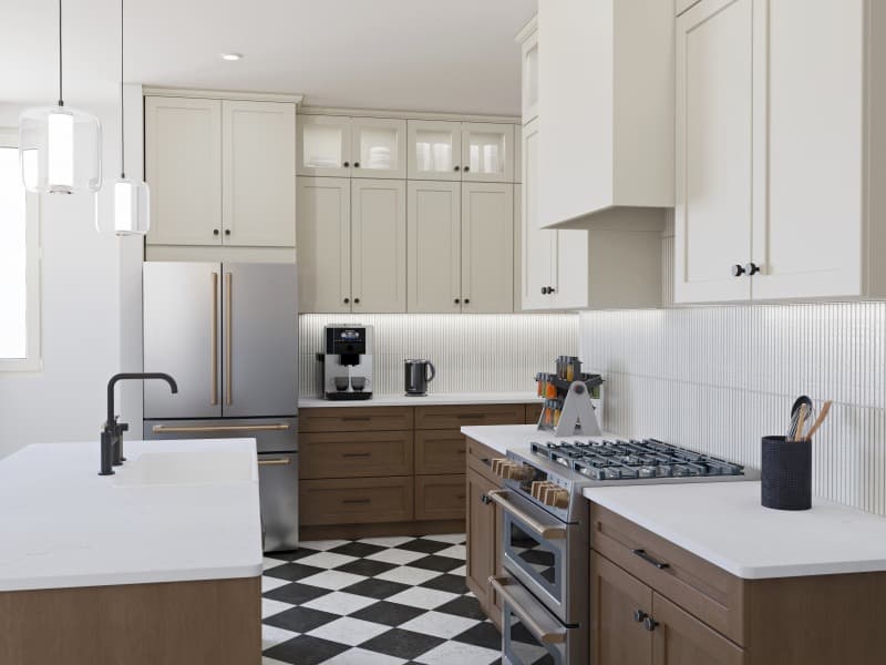 Glencove kitchen with Shaker (Full Overlay) doors