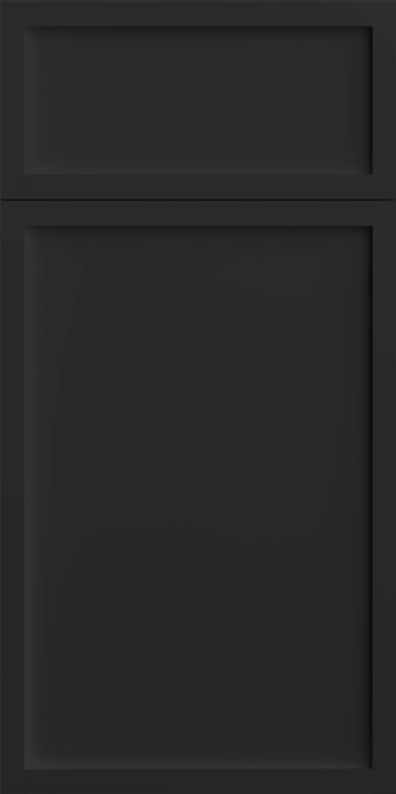 Jet Black door sample