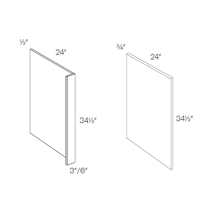 Elegant Base End Panel - BEP
