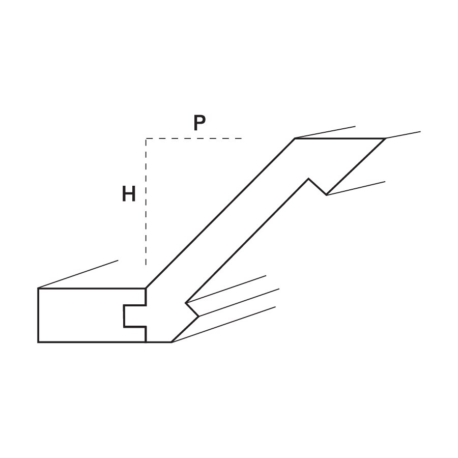 Elegant Full Overly Crown Molding, Shaker - MFLOCR