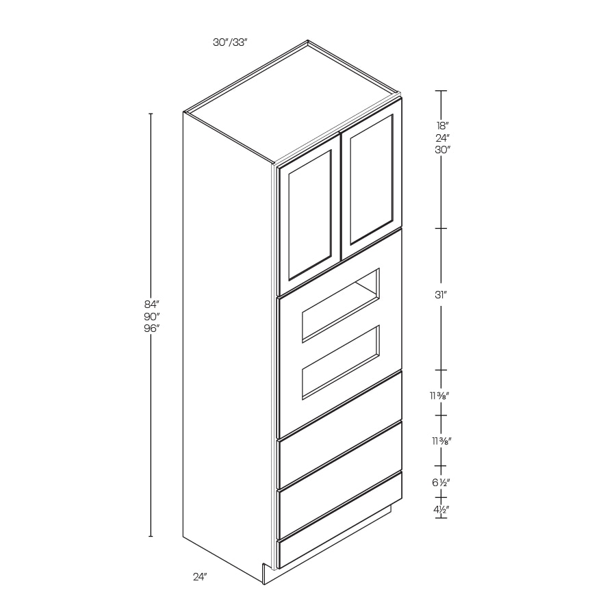Elegant Tall Oven Cabinet - OV3096