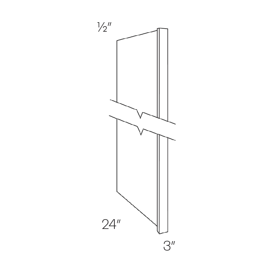 Elegant Refrigerator End Panel - REP384