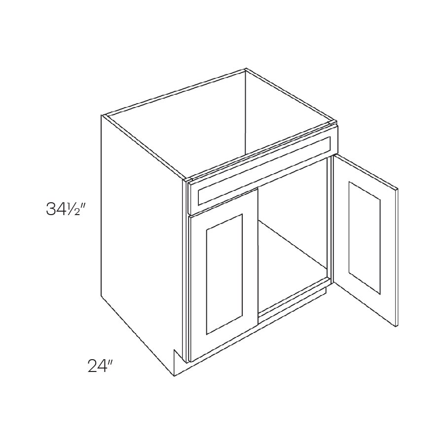 Elegant Sink Base Cabinet