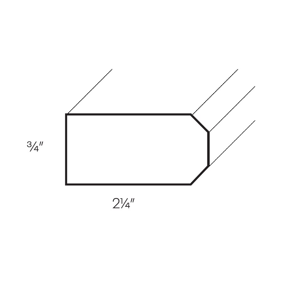 Elegant Trim Molding, Shaker - TBMS