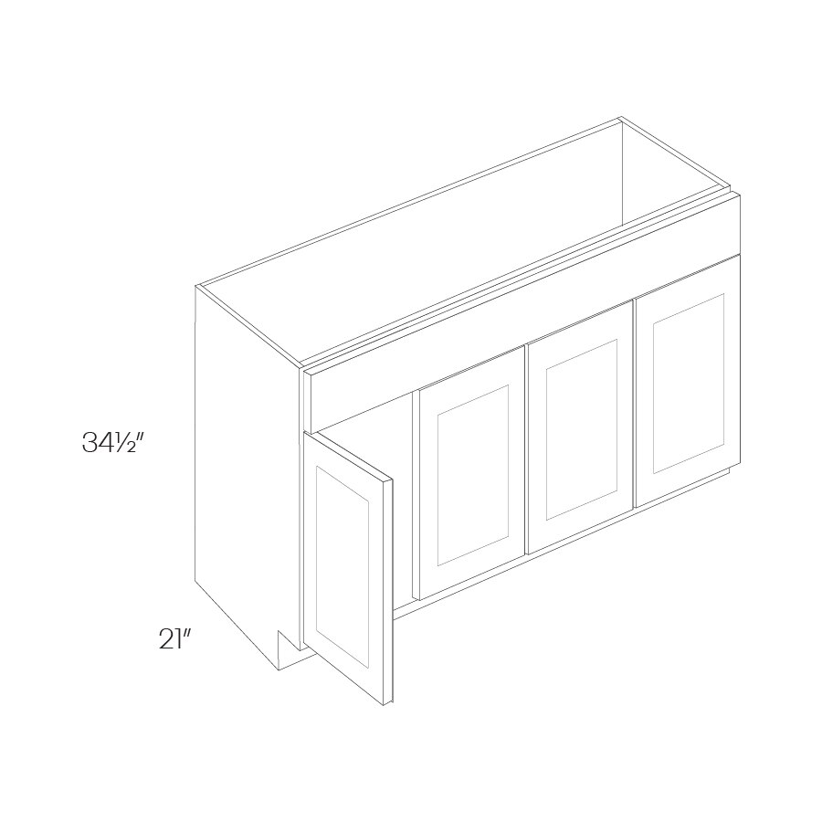 Elegant 48" Vanity Cabinet - V48-HA