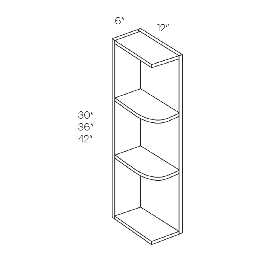 Elegant Plus Knick-Knack Wall Cabinet