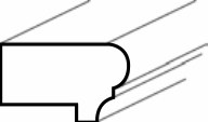 Luxor Light Rail Molding, Shaker - LTRMS