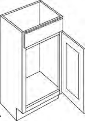 Luxor 5P Vanity Base Cabinet