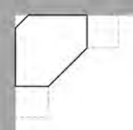 Dover High Corner Wall Cabinet