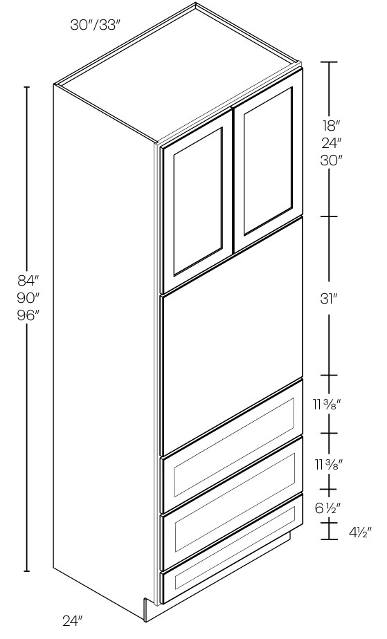 Richmond Tall Oven Cabinet