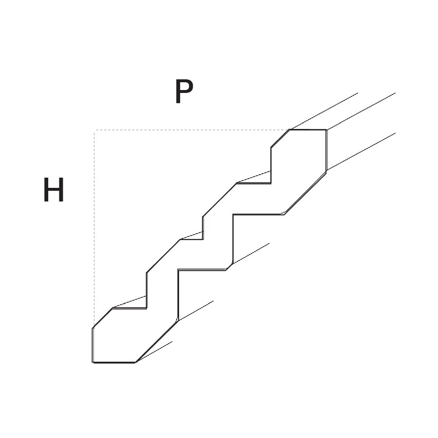 Richmond Royal Crown Molding Step - RCRMS