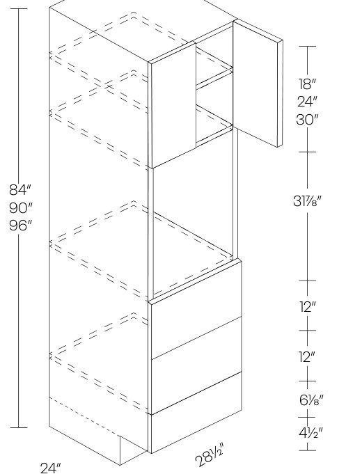 Sydney Tall Oven Cabinet - OV3090