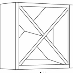 Sydney Wine Cabinet (X-Style Rack)