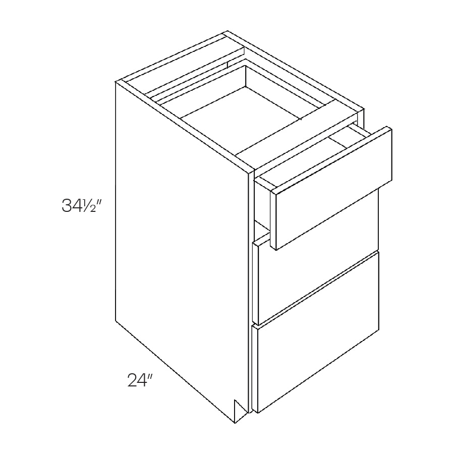 Versailles Plus Drawer Base Cabinet