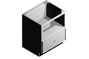 Microwave Base Cabinet