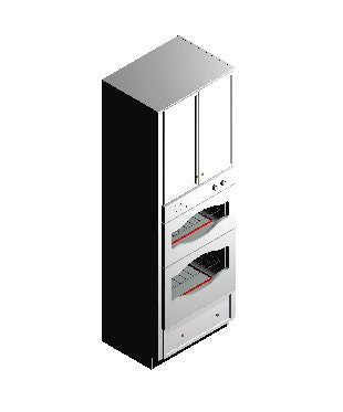 Oven Cabinet – Double Oven 96"