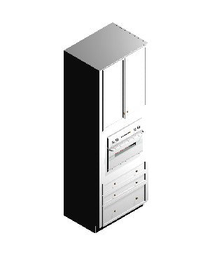 Oven Cabinet – Single Oven 90"H
