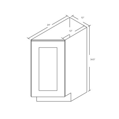 Transitional Base Cabinet