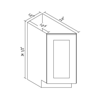 Transitional Base Cabinet