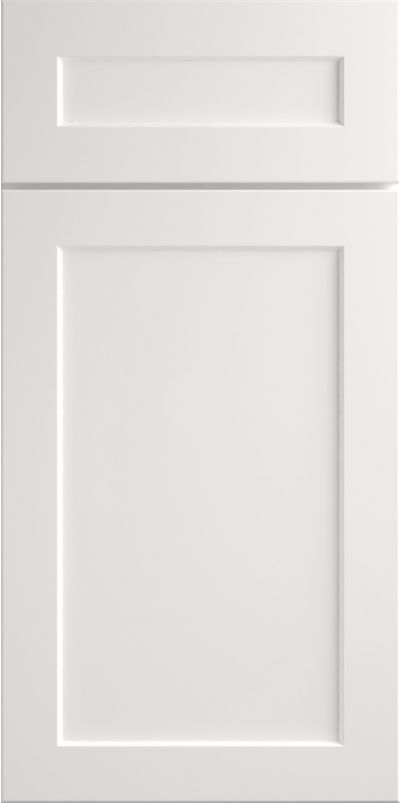 Amesbury White Recessed door sample