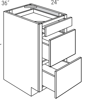 Amesbury 15" Drawer Base Cabinet - DB15