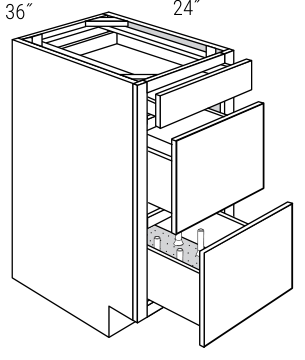 Trenton 18" Drawer Base Cabinet - DB18PS39