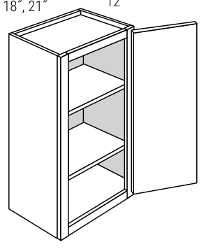 Amesbury 0930" Wall Cabinet - W0930