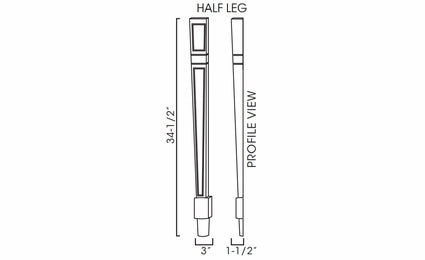 Decorative Furniture Leg