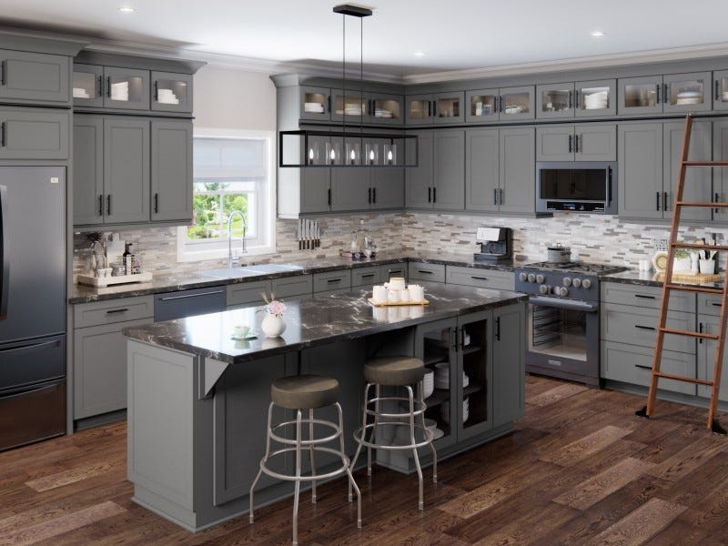 Shaker Grey door sample