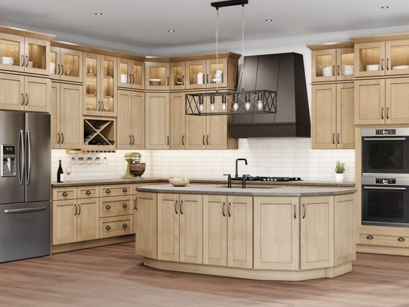 Shaker Honey door sample