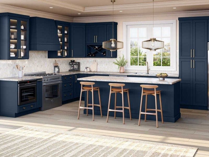 Shaker Navy door sample